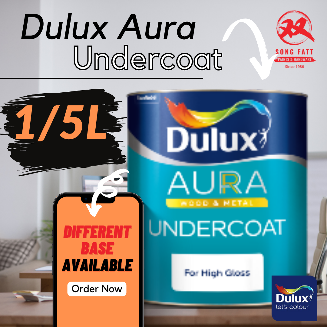 Dulux 1L / 5L AURA UNDERCOAT 101 (SOLVENT BASE) /AURA WOOD & METAL