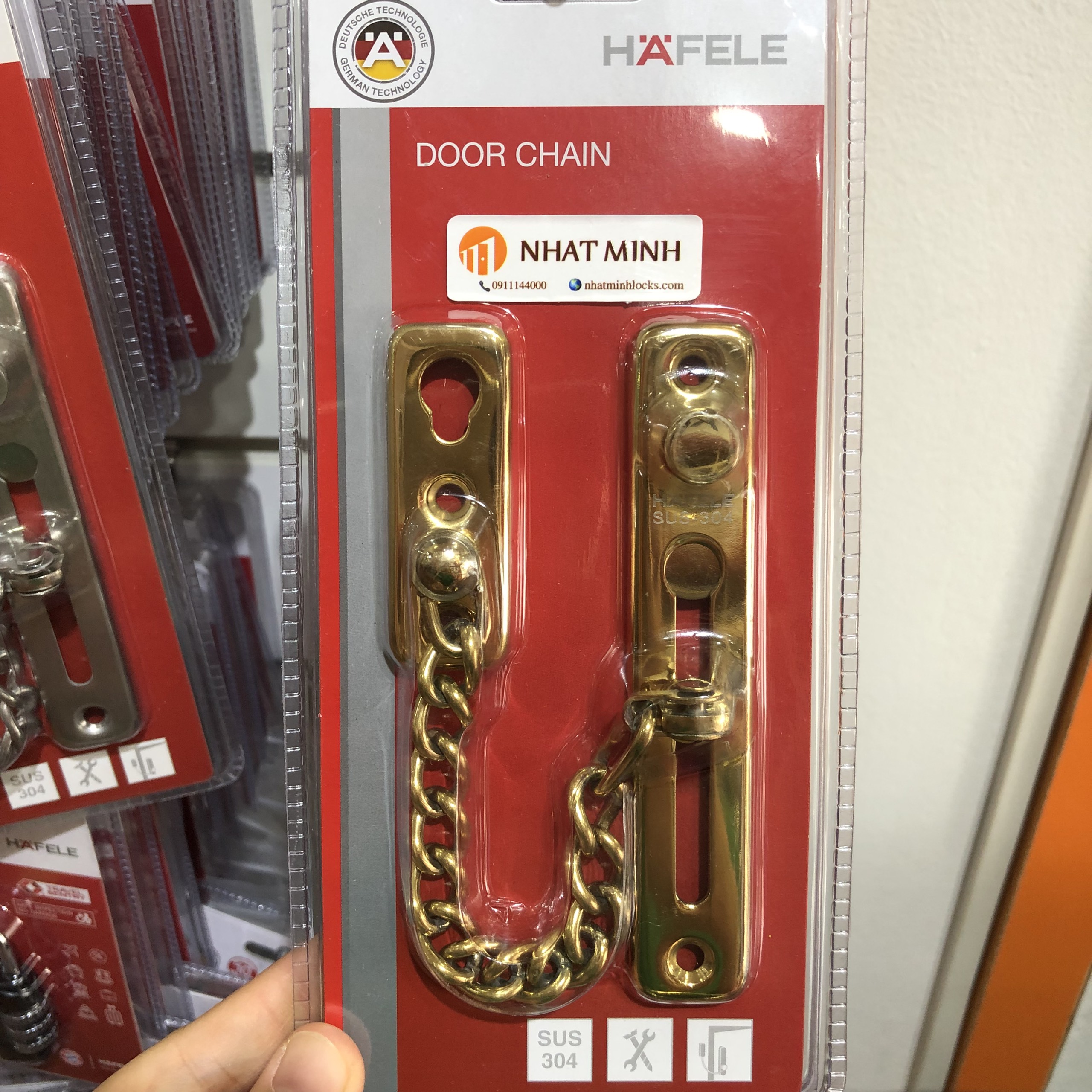 Chốt xích Inox chính hãng Hafele