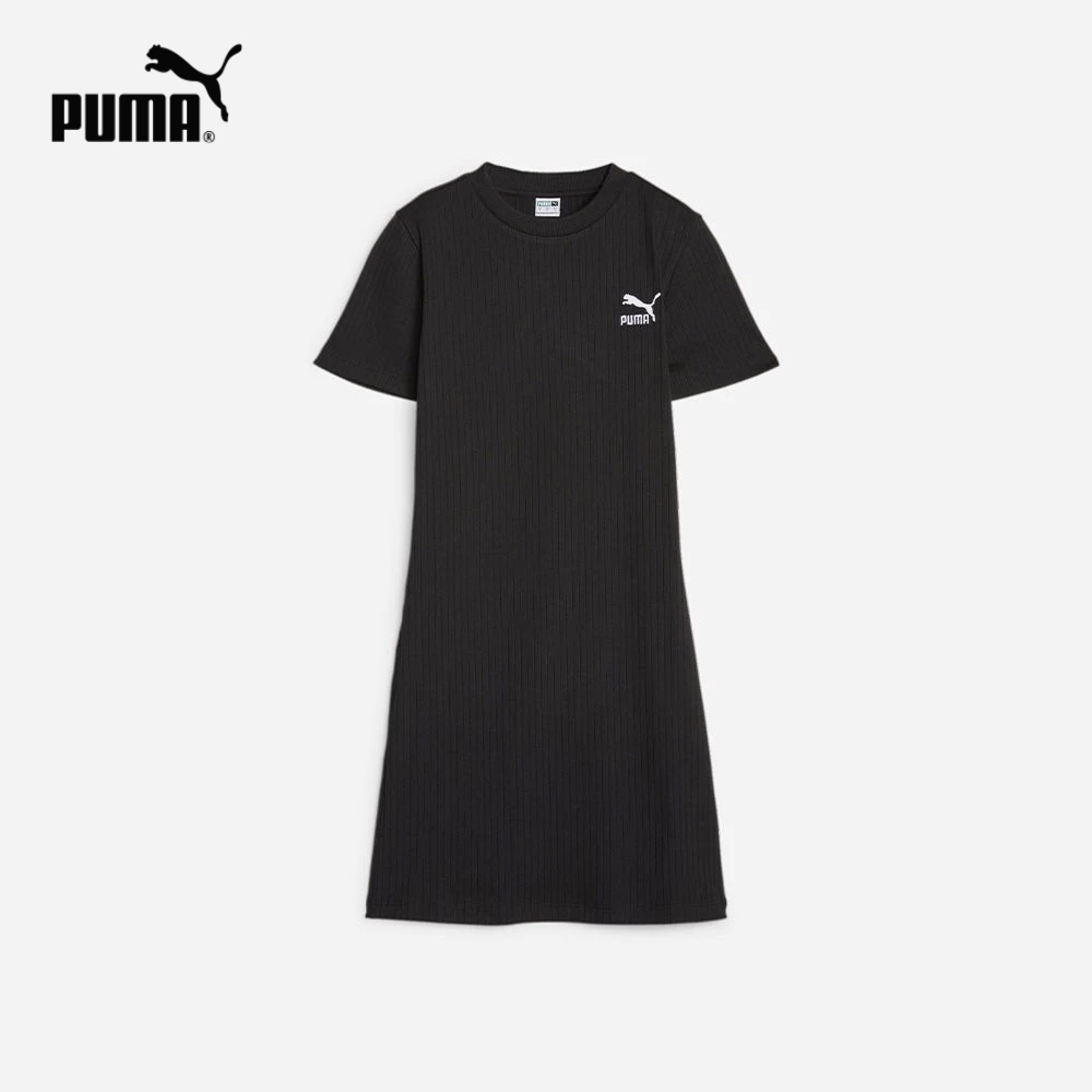 Puma váy thể thao nữ classics ribbed dress - 62140501
