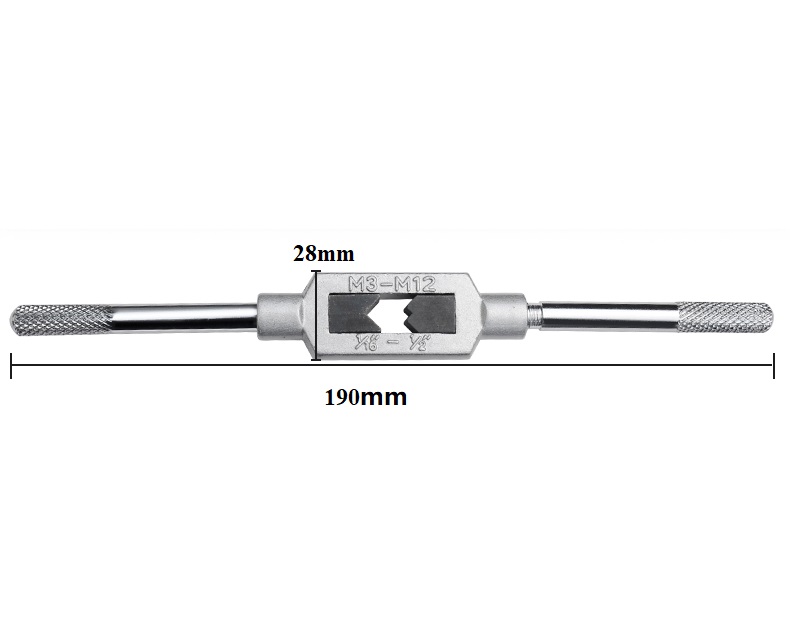 Tay quay taro M3 - M12 dài 190mm