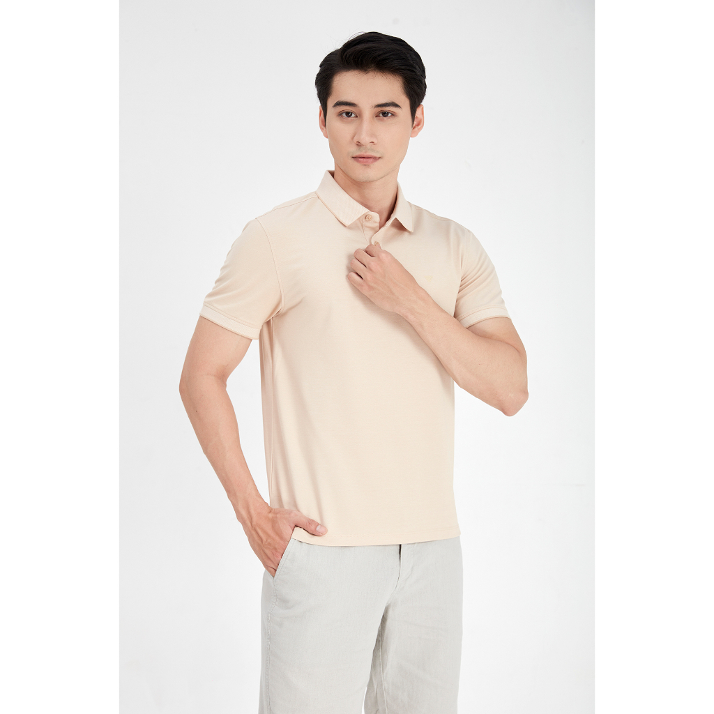 W & W men's polo shirt high-grade long-lasting CVC fabric sweat-absorbent wpo105r