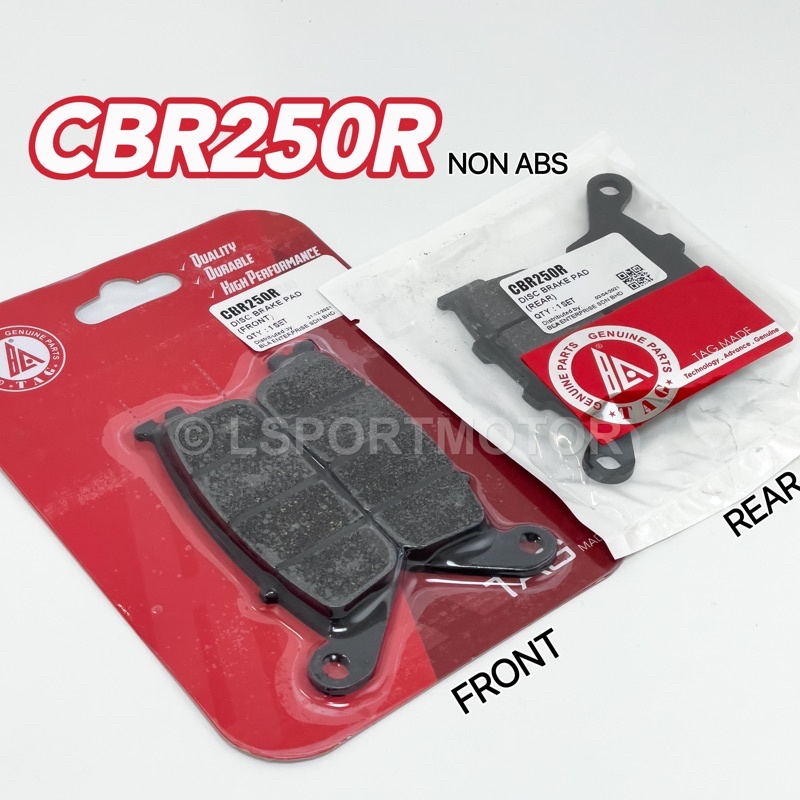 Brake Pads For Honda CRB250R 11-14/ CBR300 R RA 15-21/ CB300F 15-19 - View #6