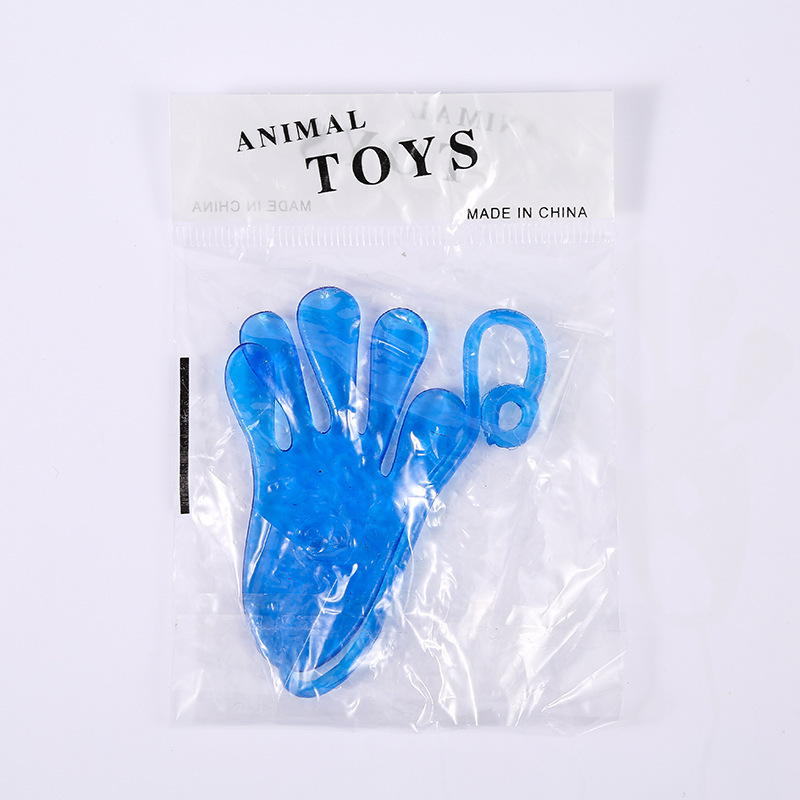 Nostalgic elastic retractable sticky Palm climbing wall vent children Boy small toy creative trick small sticky hand