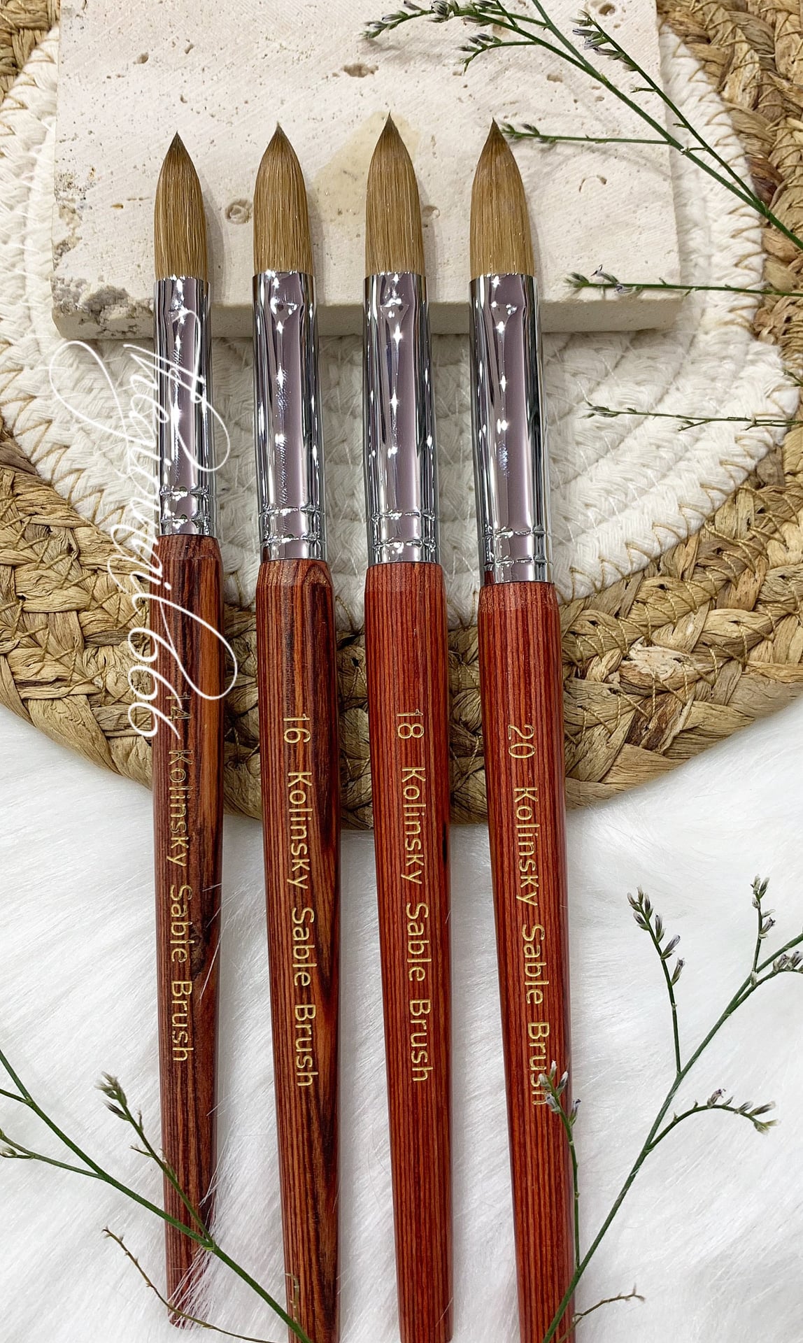 Cọ đắp bột Kolinsky dòng cao cấp Sable Brush (Nga)