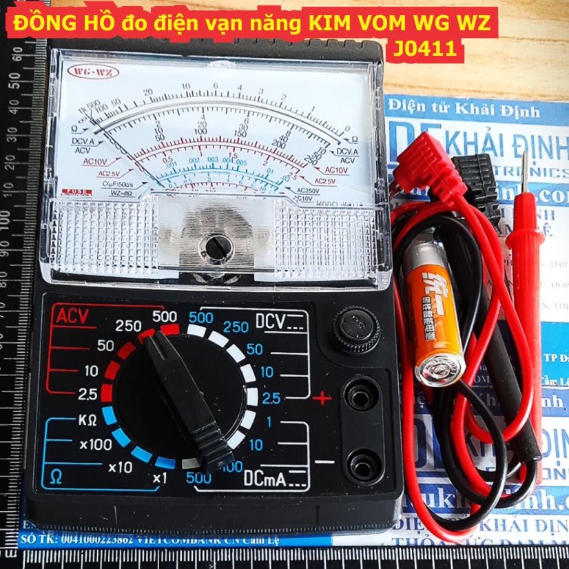 Đồng hồ đo điện vạn năng kim vom wg wz j0411 kde2965
