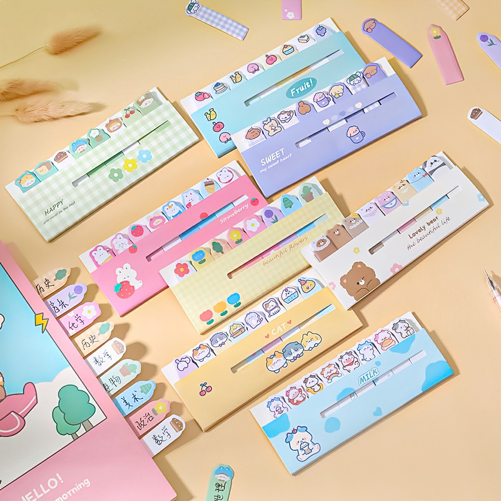 120 cute colorful pattern sticky notes-Aeneas shop
