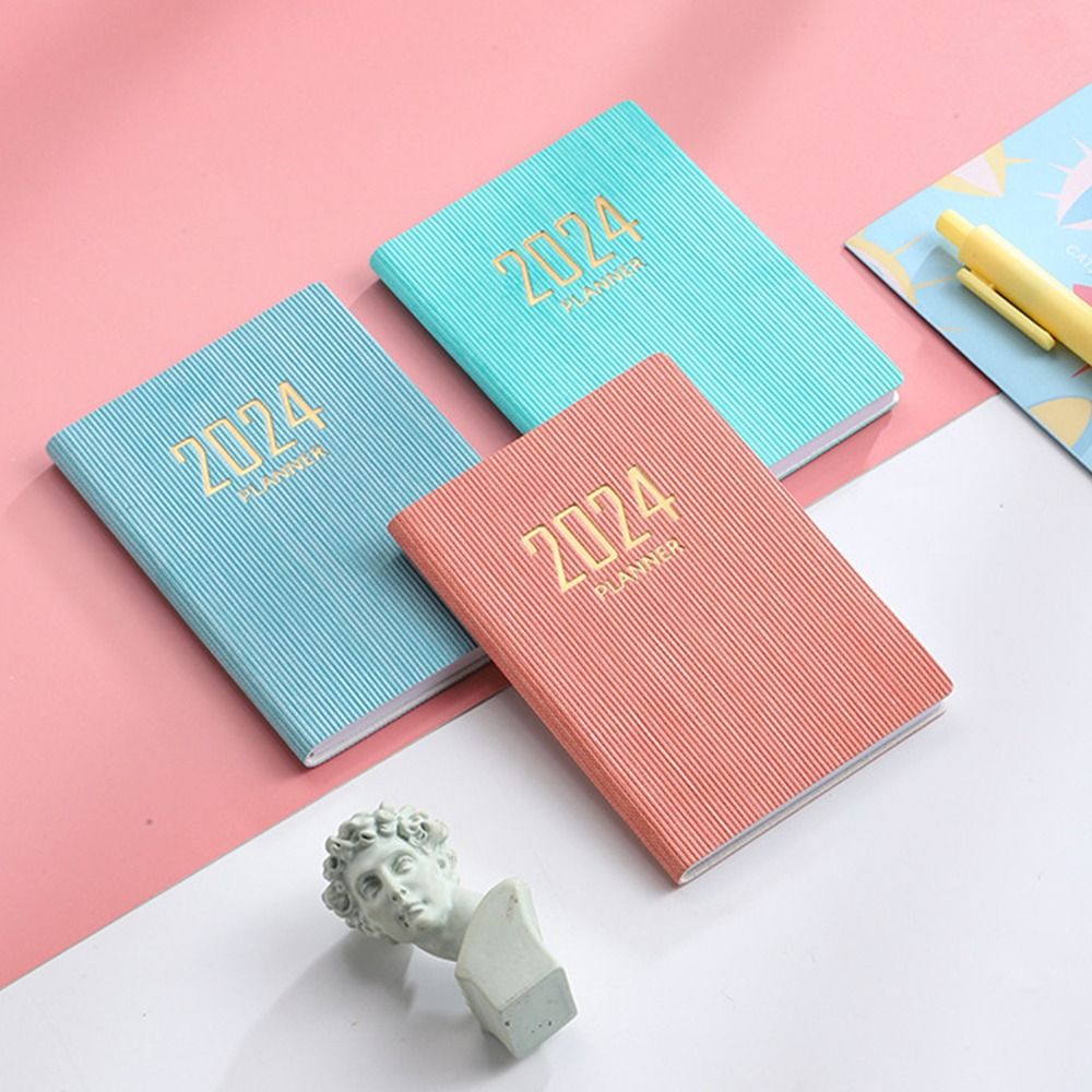 MMLUCK Memo Diary Planner A7 Agenda Planner Diary Notepad Agenda Organizer A7 Schedule Planner 60 Sheets Work Plan Business Notebook