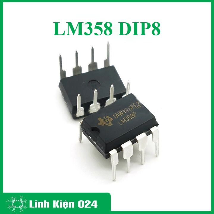 LM358 DIP, IC khuếch đại thuật toán