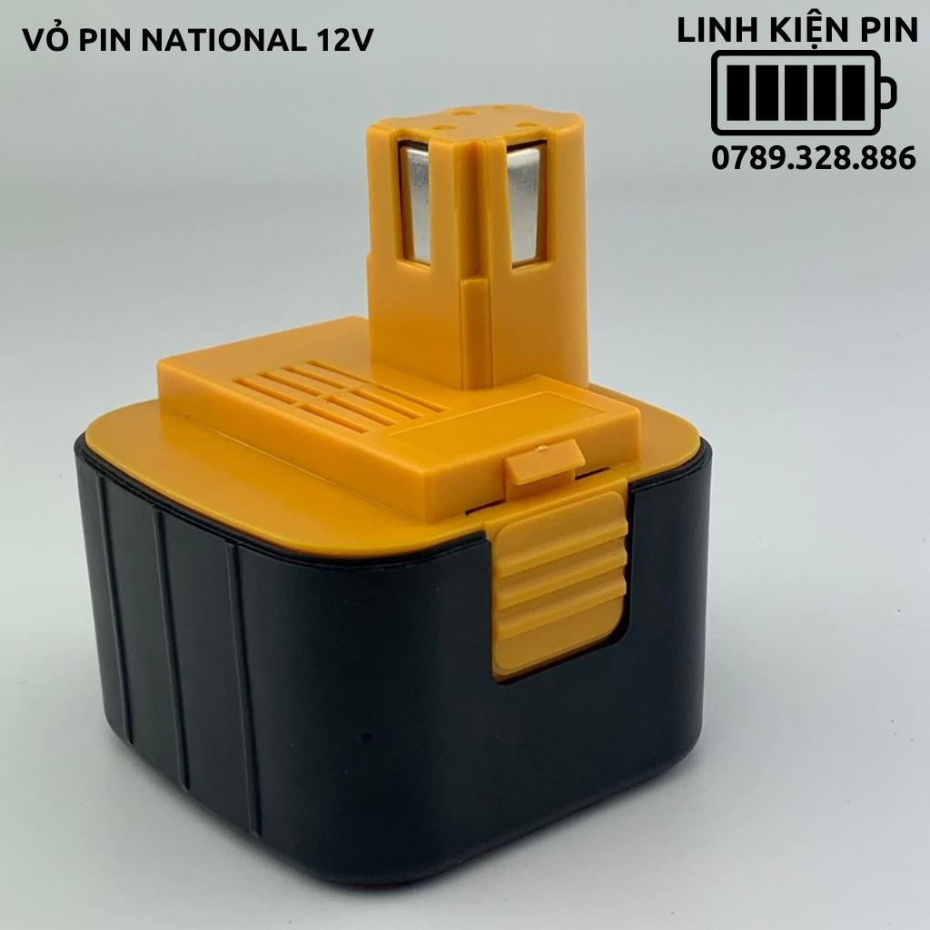 Vỏ pin national 12v mới đóng được 6 cell