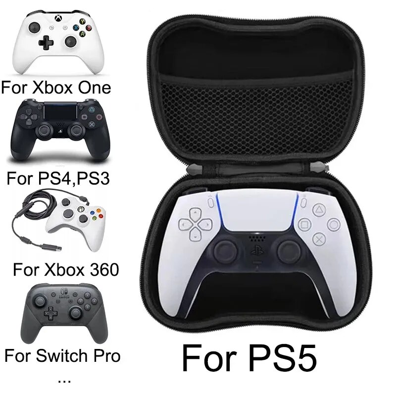 Ps5 điều khiển Túi lưu trữ trường hợp đối với bộ chuyển đổi Nintendo Pro Sony PS4 PS3 Playstation Xbox dòng một