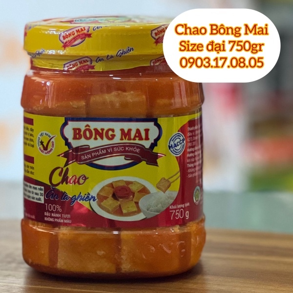 (Chay/mặn)Chao Bông Mai / Chao môn (370gr/750gr)