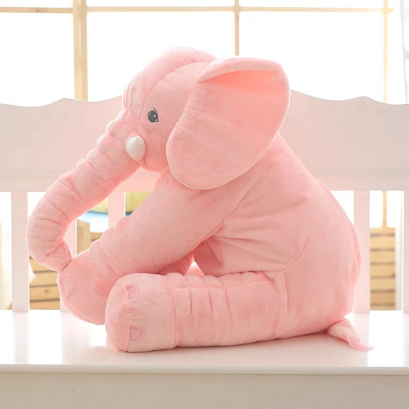 plush elephant pillow toy