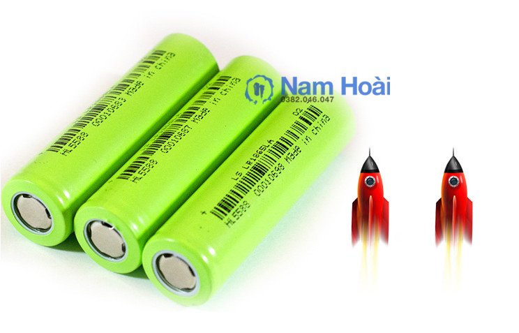 Cell pin 18650 Lishen 2000 mAh 10C (Xả Liên tục 20A)