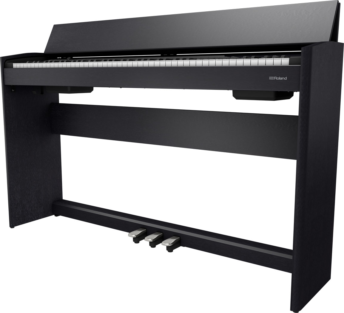 Preorder July Aug Onwards Authorized Seller Roland F701 Contemporary Black Compact Sleek Digital Piano Lifestyle Dynamic Supernatural Sound Engine F 701 Music Keyboard With Bench Lazada Singapore