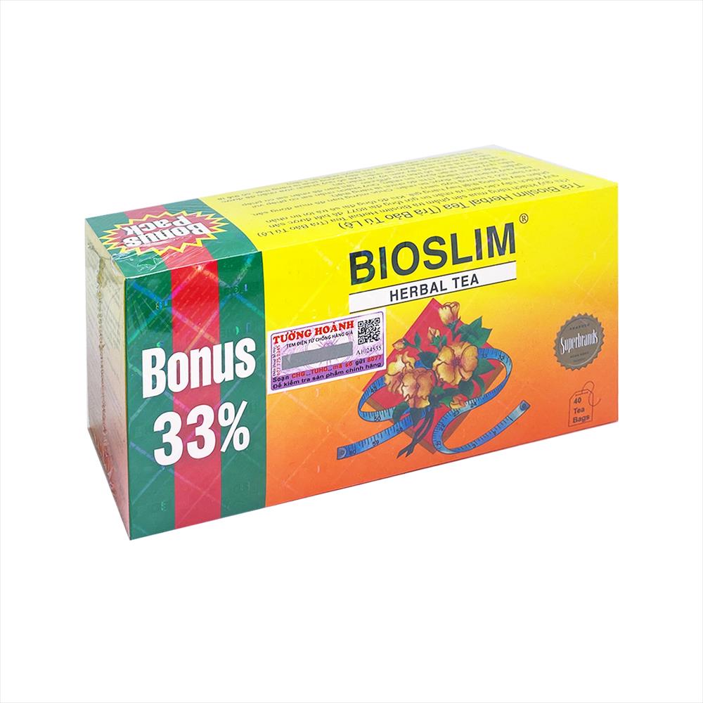 Trà bảo tú lệ hộp 40 gói - trà bioslim chính hãng
