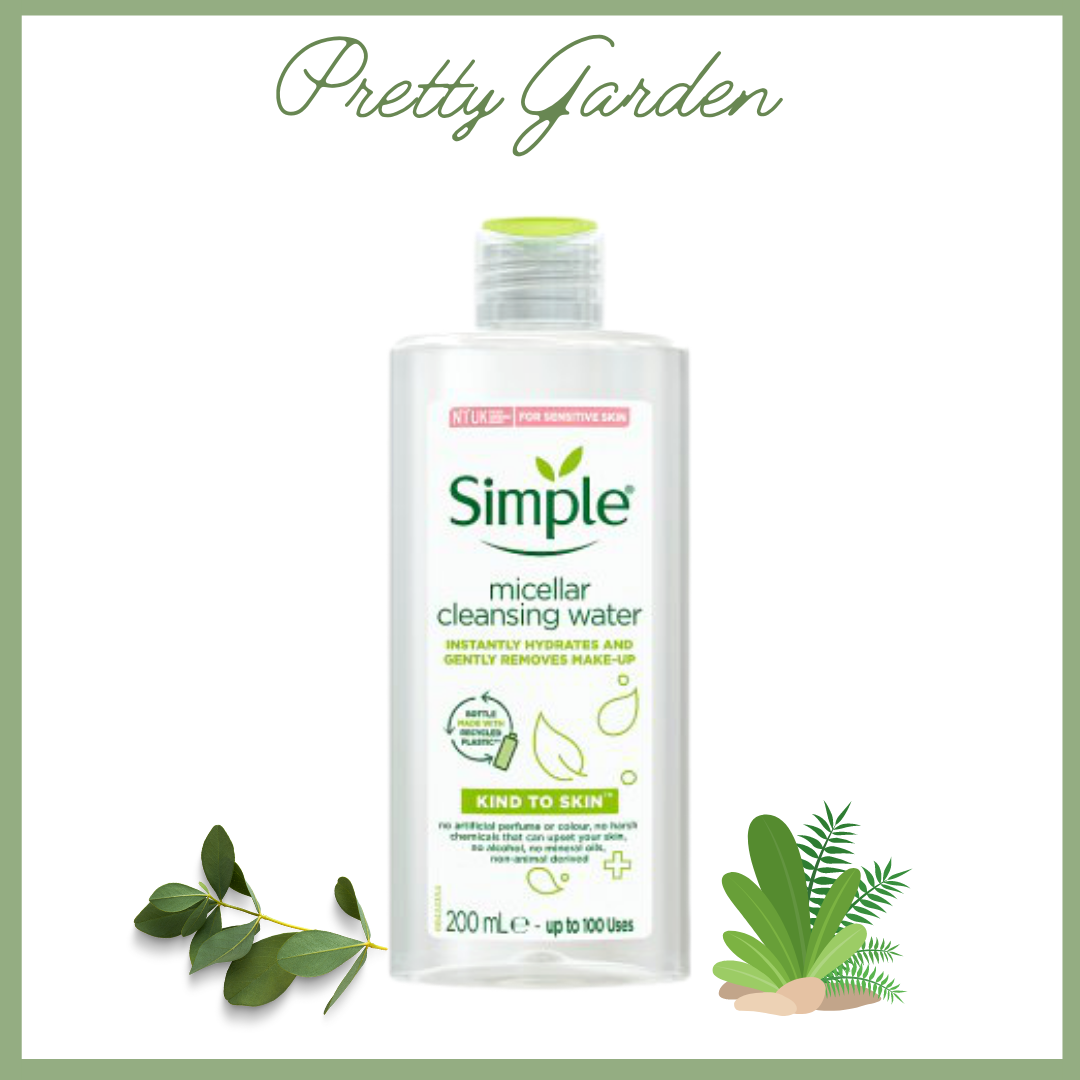 Combo 3 Simple ( Sữa Rửa Mặt + Toner Nước Hoa Hồng + Tẩy trang ) Làm Sạch Cân Bằng Da 150ml & 200ml & 125ml/Chai