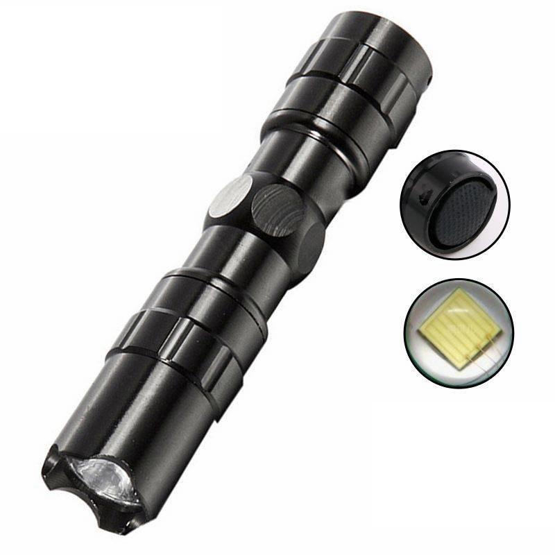 BNTOOL Mini Flashlight Camping Torch Bright Aluminum Alloy Small Flash Light Handheld Torch LED Flashlight for Garage Emergency Home