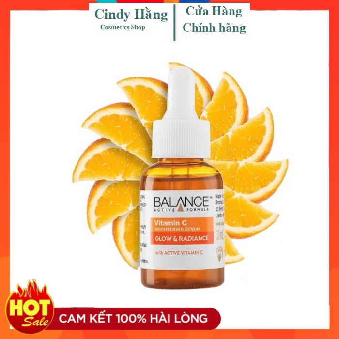 Serum Trắng Da, Mờ Thâm Balance Active Formula Vitamin C Brightening 30ml