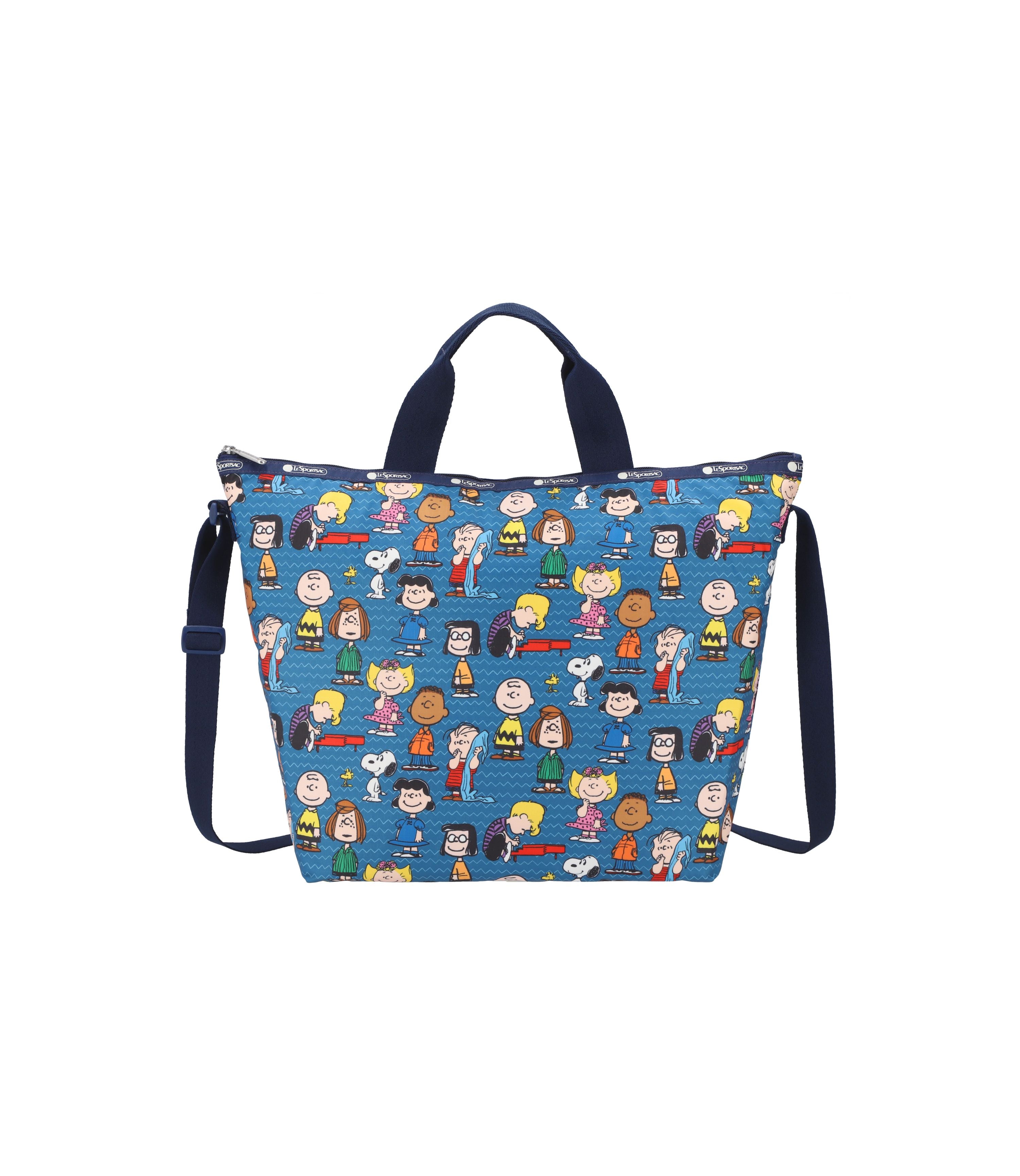 LeSportsac Deluxe Easy Carry Tote Peanuts Gang Lazada