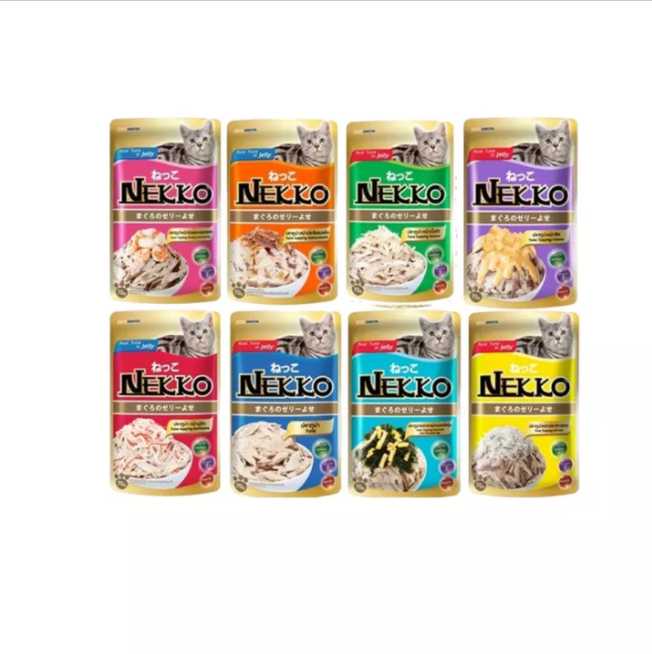 Pate Nekko cho mèo đủ vị (dạng thạch)