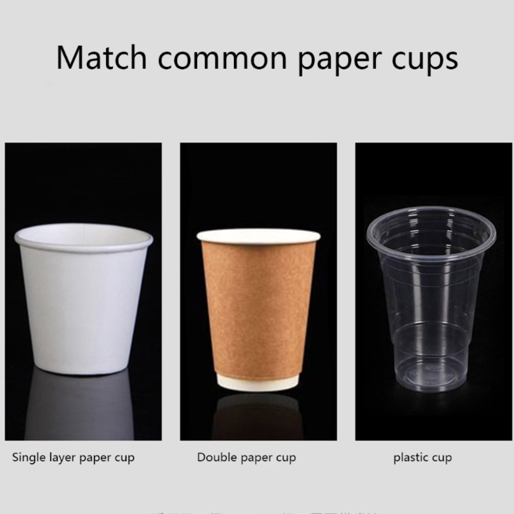 MEIPINGO Plastic Nordic Style Wall Mounted Automatic Pull Type Disposable Paper Cup Dispenser Cup Holder Cup Container Storage Rack