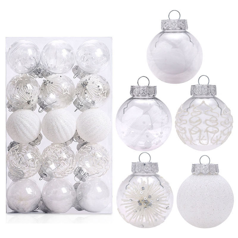 BHdecor 2023 new 30 Pieces Christmas Ball Ornaments Set Hanging Ball Tree Decorations for Indoor Outdoor Holiday Party Supplies