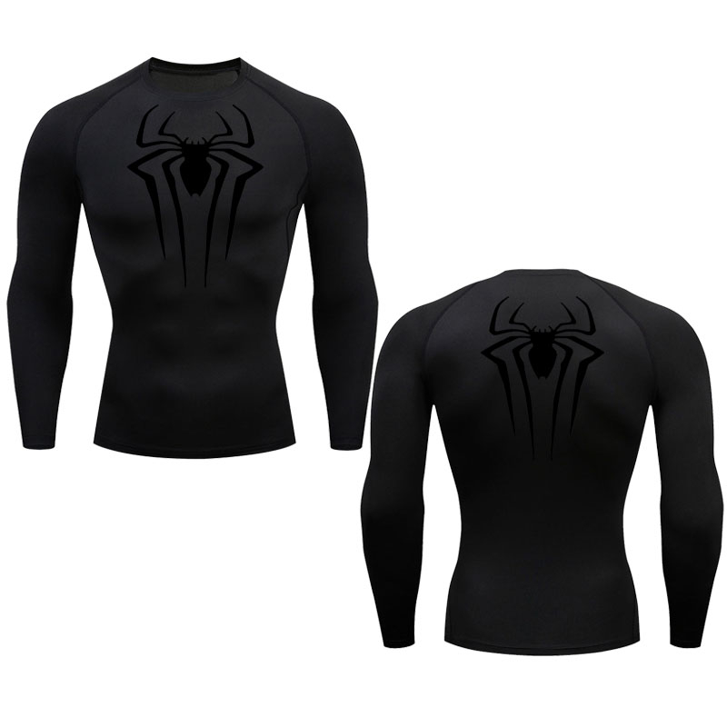 Spiderman Compression Shirt Men's Long Sleeve Sun Protection