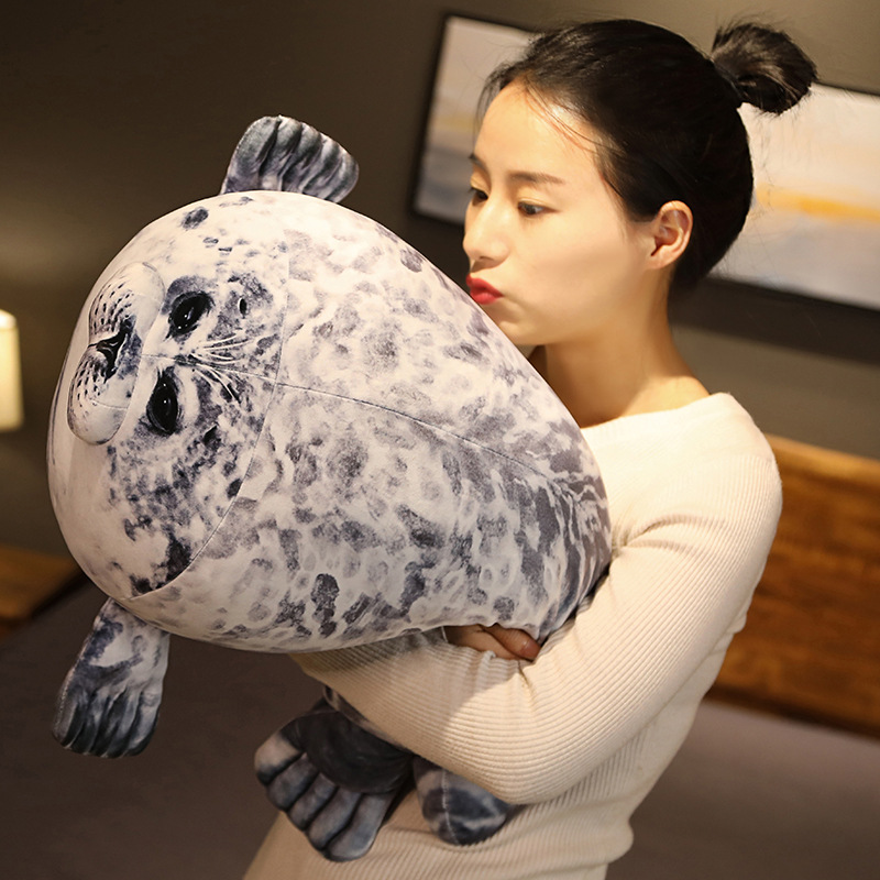Simulation Seal Pillow Aquarium Plush Toy