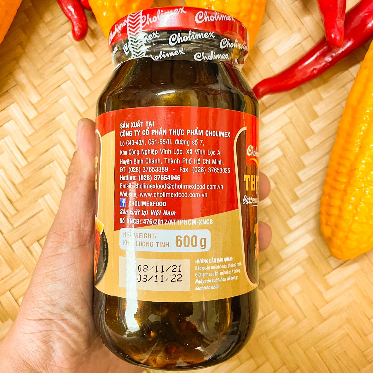 SỐT ƯỚP THỊT NƯỚNG CHOLIMEX -600GR