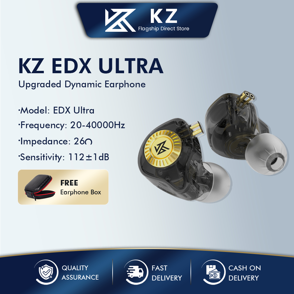 KZ EDX / EDX Ultra Upgraded Dynamic in-Ear Wired Earbuds