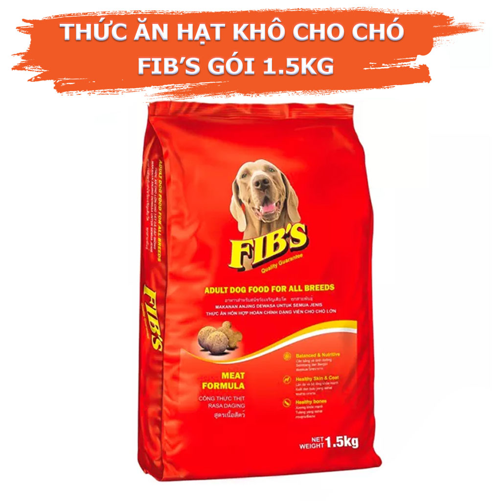 Thức Ăn Hạt Khô Cho Chó Lớn FIBS Gói 1.5kg thumbnail