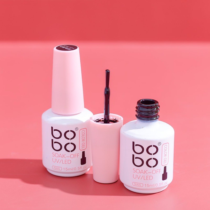 [HCM]Sơn Gel Bobo Đen, Trắng Và Đỏ - Chai 15ml