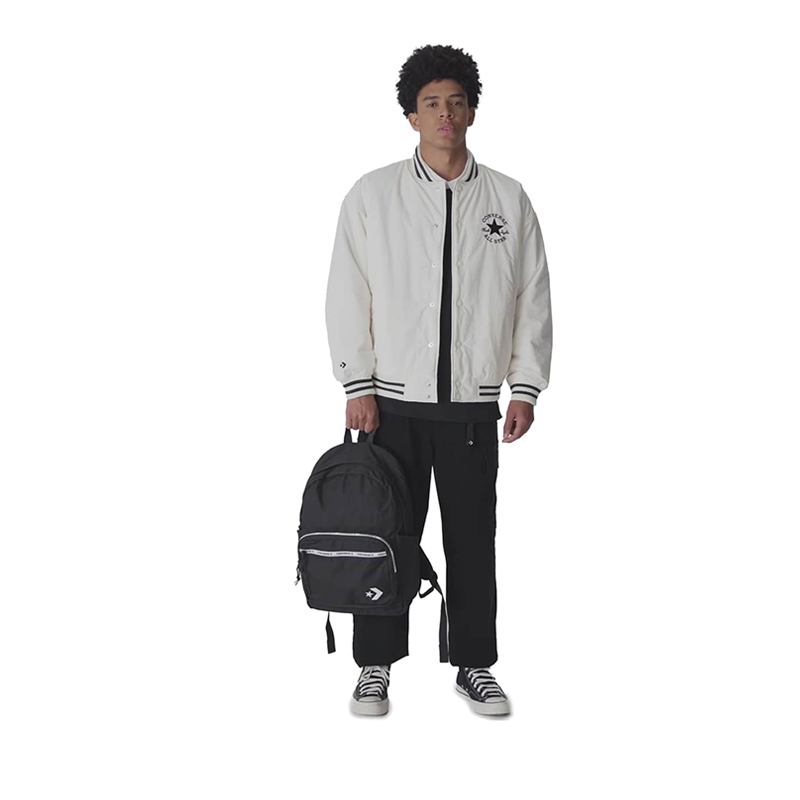 Converse Unisex Go 2 Large Logo Backpack - Converse Black