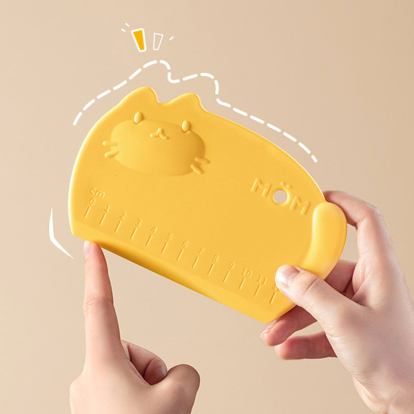 Baking Tool Plastic Dough Scraper DIY Pastry Cream Spatula Trapezoidal Dough Cutting Knife Cake Divider Kitchen Accessories