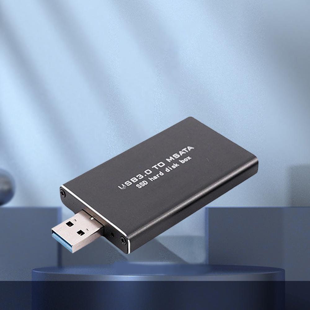 Mini MSATA Để USB 3.0 Hộp đĩa cứng 6Gbps công cụ chuyển đổi SSD Adapter Bao Vây Không Dây Pci-E Cho 30*30/50 mSATA SSD