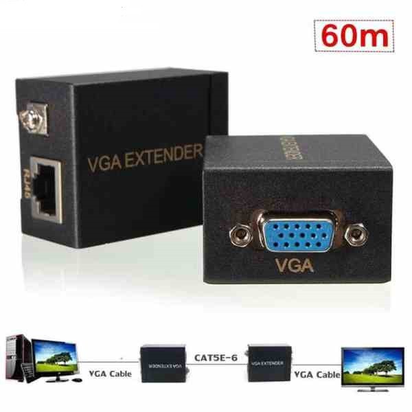 Bộ nối dài VGA ra LAN 60m FB-LINK (VGA SIGNAL EXTENDER 60M) (Chuyển đổi và nối dài tối đa 60 mét)