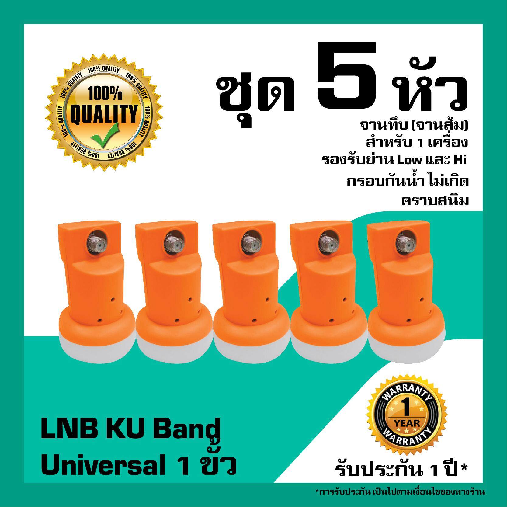 หัวรับสัญญาณดาวเทียม IPM LNB Universal 1 ขั้วอิสระ LNB KU Band สำหรับ ...