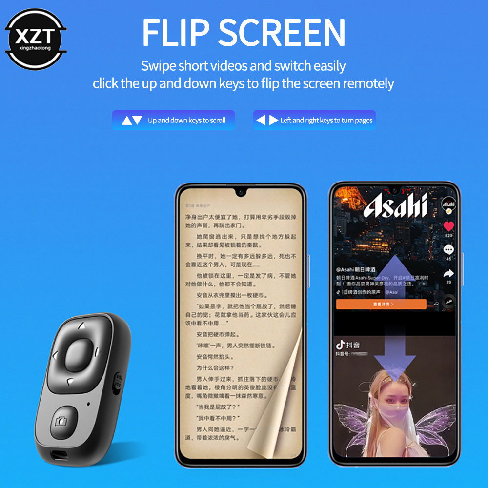 Wireless Mini Selfie Remote Control Bluetooth-Compatible Shutter ...