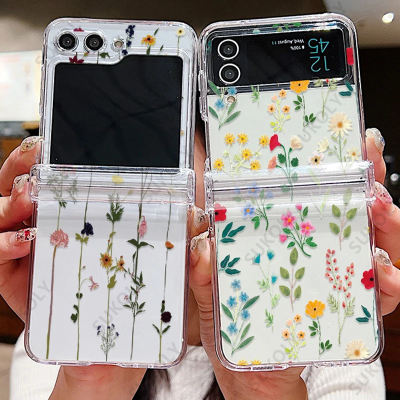 Zhitian%20Luxury%20Floral%20Transparent%20Folding%20Phone%20Case%20For%20Samsung%20Galaxy%20Z%20Flip%206%205%204%203%20Hard%20Back%20Cover%20For%20Samsung%20Galaxy%20Z%20Flip6%20Flip5%20Flip4%20-%20Image%203