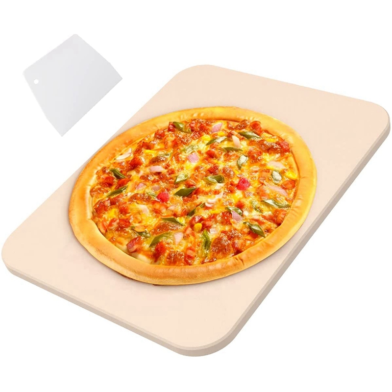 Stone for Oven and Grill, 15 X 12inch Baking Stone for Crispy Crust