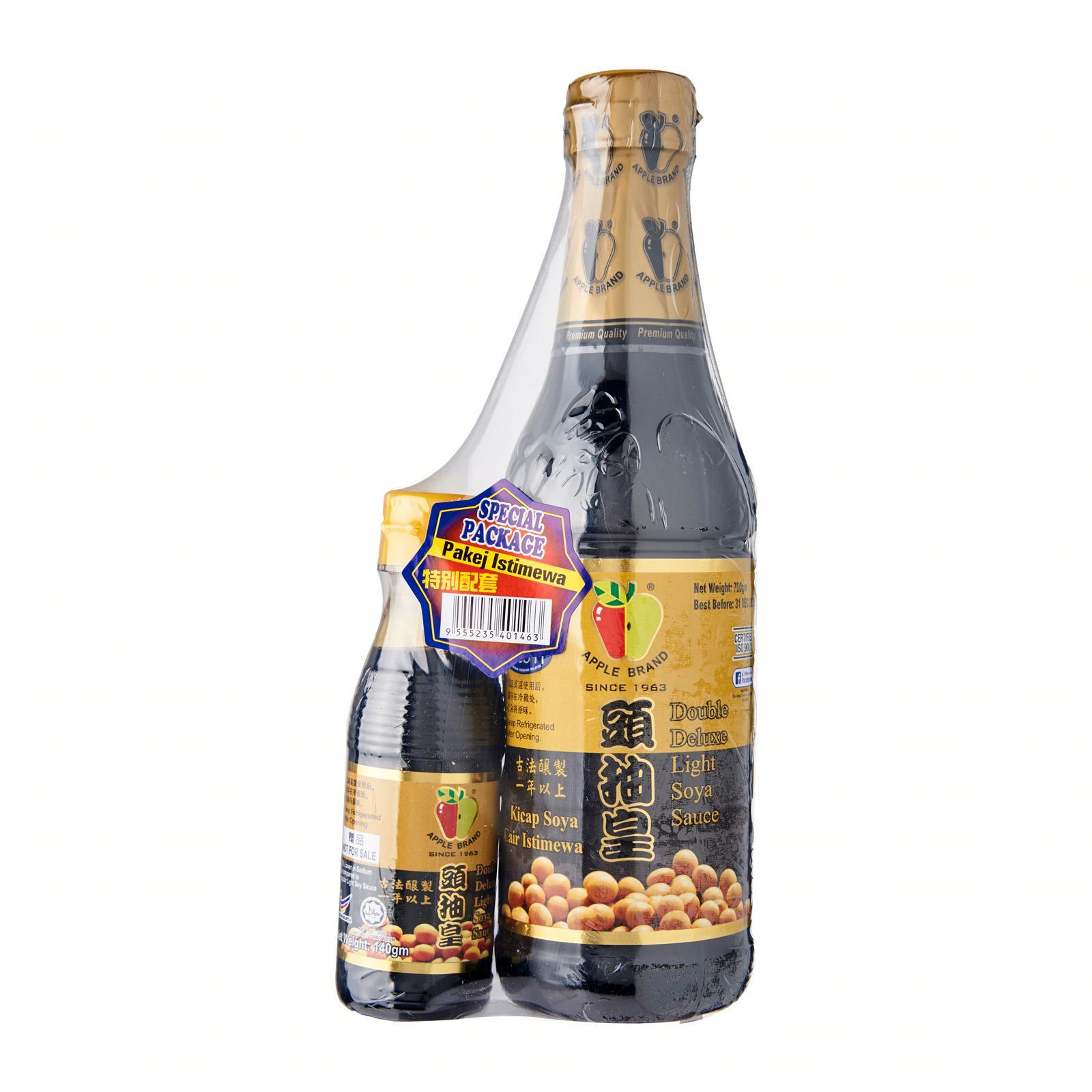 Apple Brand Double Deluxe Light Soya Sauce Lazada Singapore