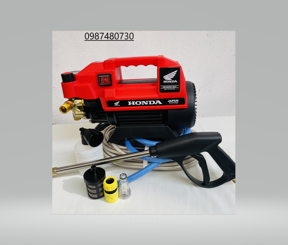 Máy rửa xe honda lõi đồng 100% máy có chỉnh áp công suất 3500W bảo hành 12 tháng