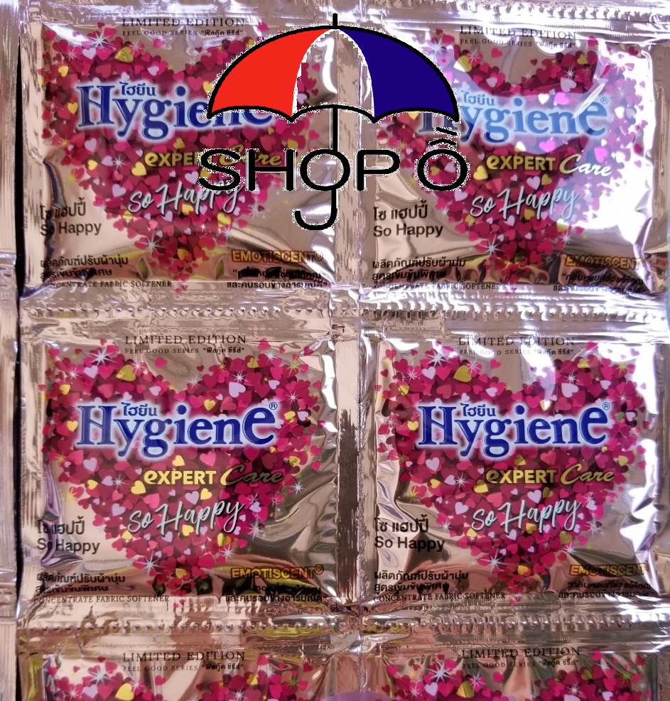 Combo 5 dây ( 60 gói) Nước xả vải đậm đặc Hygiene Thái Lan