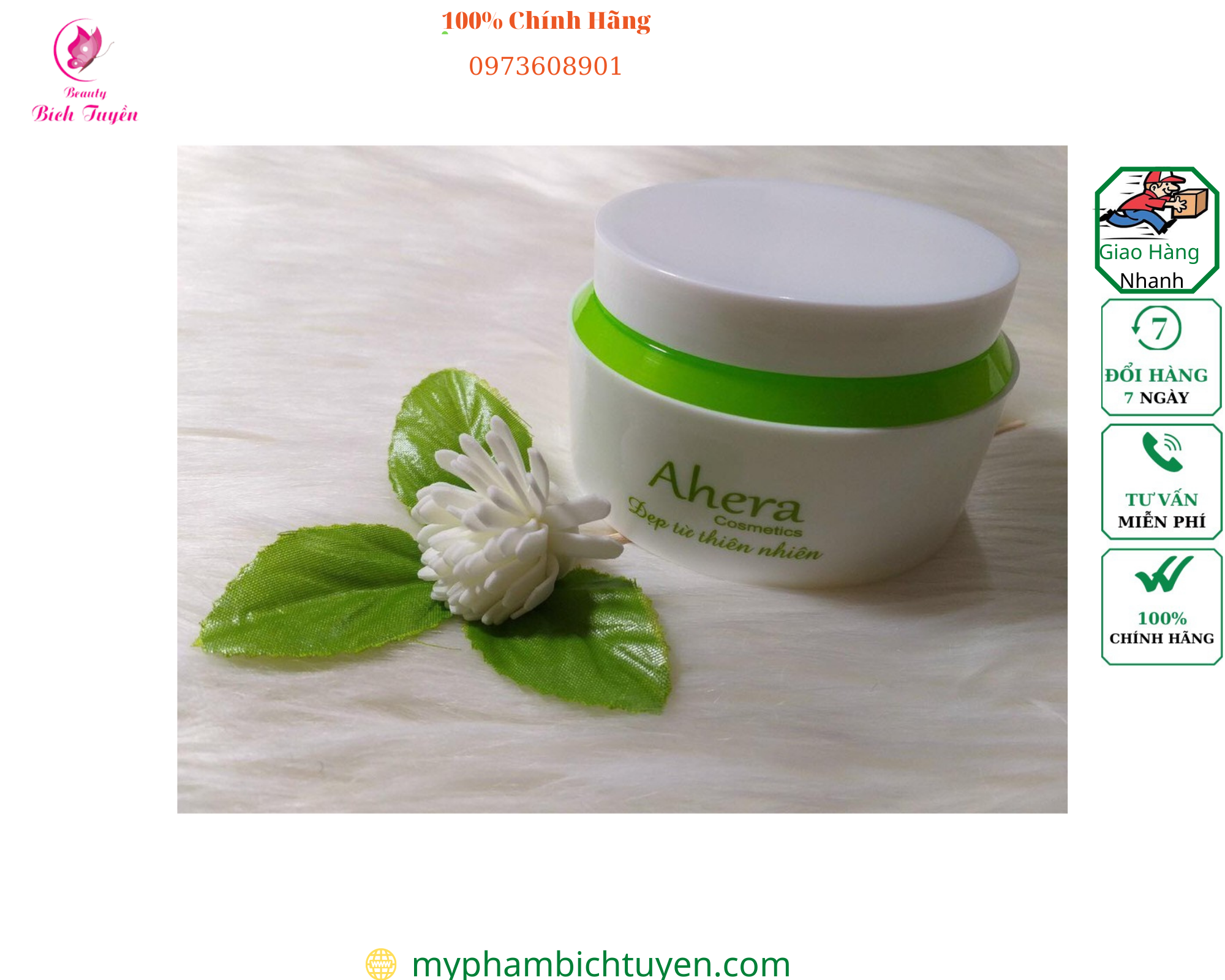 Kem body AHERA 9 loại thảo dược 350g