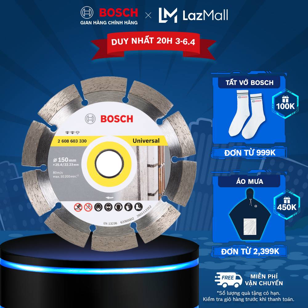 Đĩa cắt kim cương Bosch đa năng