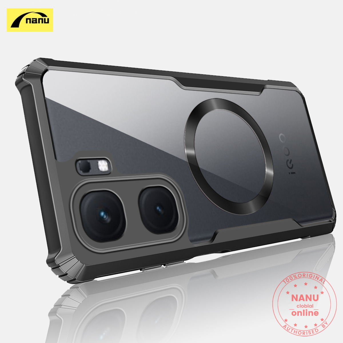 Nanu%20For%20Vivo%20IQOO%20Neo%209%209Pro%205G%20%5BThe%20Beatles%5D%20Compatible%20with%20Magsafe%20Phone%20Case%20Shockproof%20Slim%20Soft%20Cover%20Transparent%20Back%20Protection%20Casing%20-%20Image%202