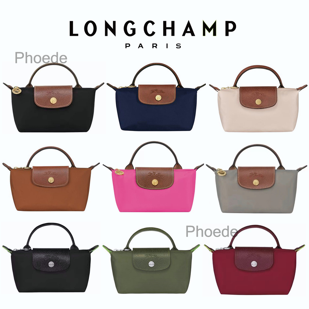 longchamp bag original Le Pliage pouch with handle handbag mini Coin Purse Lazada PH