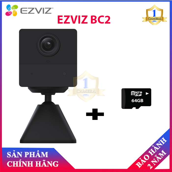 [CHÍNH HÃNG] CAMERA WIFI BC2 Dùng Pin Không Dây Mini Của EZVIZ. - Camera Số 1