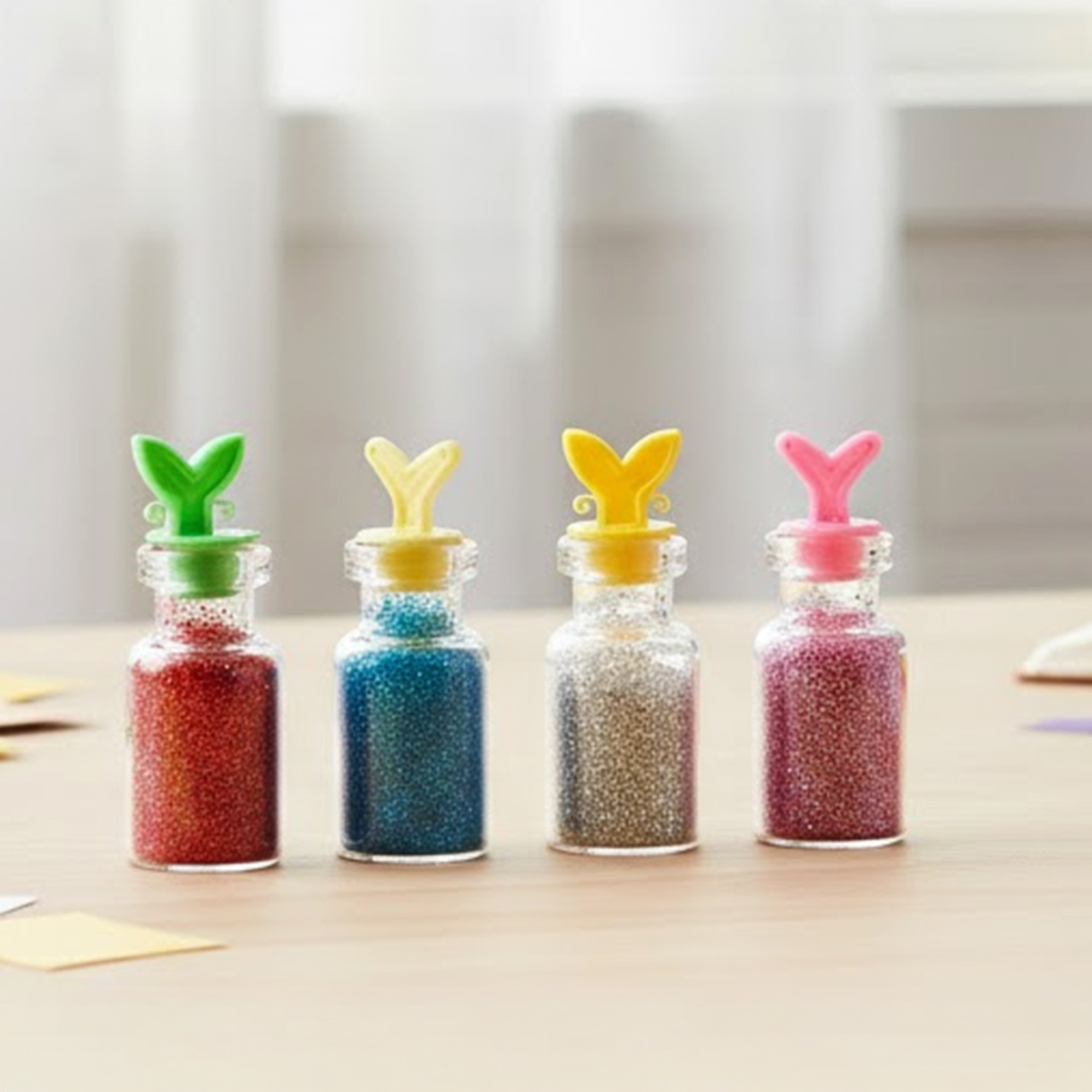 Glitter for Crafting - 5 Bottles