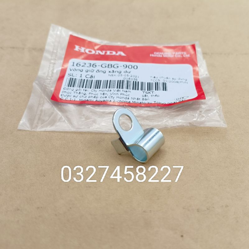 Pass giữ, bắt đỡ ống xăng dư DREAM, WAVE, FUTURE... zin Honda